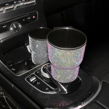 Load image into Gallery viewer, Crystal Car Trash Bin Garbage Dust Case Car Storage Box Trash Can Car Decor Bling Car Accessories Interior Vehicle for Woman
