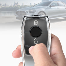 Load image into Gallery viewer, Car Key Case Transparent Cover for Mercedes Benz E C S GLC Class E200 E400 E63 W213 S550 S560 C260 A200 Key Shell TPU Protector
