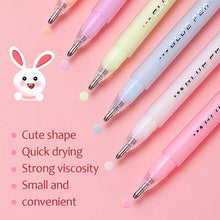 Load image into Gallery viewer, Pen-shaped Handmade Glue Pen Dot Glue Pen Solid Glue Stick Candy Color Quick-drying High Viscosity Students Scrapbooking Stationery
