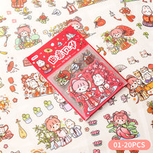 Load image into Gallery viewer, Korean Style PVC Personality Hand Account Cute Cartoon Laser Waterproof Stickers DIY Material Girls Children's Toys Kawaii Gift

