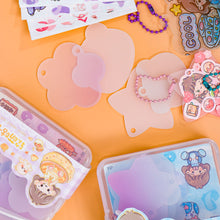 Load image into Gallery viewer, Cute Guka Sticker DIY Keychain Transparent Decoration Pendant Keychain Badge Kawaii Stationery Accessories
