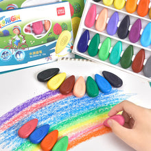 Load image into Gallery viewer, 12/24 Colors/Set Drop Shape Crayons Non Dirty Hand Washable Safe Non-Toxic for kids Baby Toddler Gift Early Education Tools
