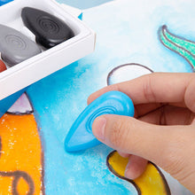 Load image into Gallery viewer, 12/24 Colors/Set Drop Shape Crayons Non Dirty Hand Washable Safe Non-Toxic for kids Baby Toddler Gift Early Education Tools
