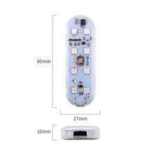 Load image into Gallery viewer, 8LED Car Interior Ambient Mood Light Touch Roof Wireless LED Interior Lighting Reading Ceiling Decoration Car Lighting
