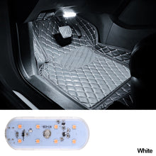 Load image into Gallery viewer, 8LED Car Interior Ambient Mood Light Touch Roof Wireless LED Interior Lighting Reading Ceiling Decoration Car Lighting
