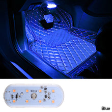 Load image into Gallery viewer, 8LED Car Interior Ambient Mood Light Touch Roof Wireless LED Interior Lighting Reading Ceiling Decoration Car Lighting
