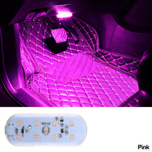 Load image into Gallery viewer, 8LED Car Interior Ambient Mood Light Touch Roof Wireless LED Interior Lighting Reading Ceiling Decoration Car Lighting
