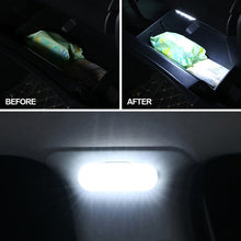 Load image into Gallery viewer, 8LED Car Interior Ambient Mood Light Touch Roof Wireless LED Interior Lighting Reading Ceiling Decoration Magnets Car Lighting
