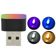Load image into Gallery viewer, Mini Car USB Atmosphere Light LED USB Night Light Modeling Car Ambient Light Neon Interior Light
