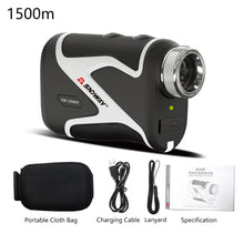 Load image into Gallery viewer, Outdoor Golf Rangefinder with 6X Magnification Support USB Charging Distance Speed Angle Measurement Meter
