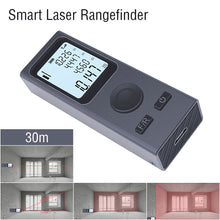 Load image into Gallery viewer, Smart Laser Rangefinder 30m Digital Laser Distance Meter USB Charging Range Finder Infrared Ray Measurement Measuring Tool

