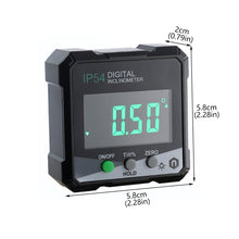 Load image into Gallery viewer, Digital Level Angle Gauge 360° Mini Measuring Inclinometer with Magnetic Base Electronic Universal Bevel Protractor Goniometer Tilt Measuring Tool
