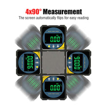 Load image into Gallery viewer, Laser Digital Level Angle Gauge 360° Mini Measuring USB Inclinometer with Magnetic Base Electronic Universal Bevel Protractor Goniometer Tilt Measuring Tool
