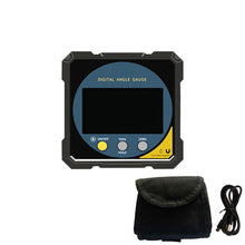 Load image into Gallery viewer, Laser Digital Level Angle Gauge 360° Mini Measuring USB Inclinometer with Magnetic Base Electronic Universal Bevel Protractor Goniometer Tilt Measuring Tool
