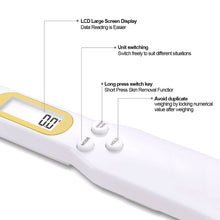 Load image into Gallery viewer, 500g/0.1g Digital Kitchen Scale Portable Measuring Spoon Gram Electronic LCD Spoon Weight Volumn Food Scale Kitchen Gadgets Accessories
