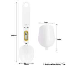 Load image into Gallery viewer, 2 Spoons 500g/0.1g Digital Kitchen Scale Set Portable Measuring Spoon Gram Electronic LCD Spoon Weight Volumn Food Scale Kitchen Gadgets Accessories

