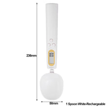 Load image into Gallery viewer, 2 Spoons 500g/0.1g Rechargeable Digital Kitchen Scale Set Portable Measuring Spoon Gram Electronic LCD Spoon Weight Volumn Food Scale Kitchen Gadgets Accessories
