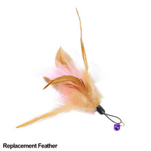 Load image into Gallery viewer, Cat Interactive Toy Funny Feather Teaser Wand Toy with Bell Cat Stick Toy for Kitten Playing Teaser Wand Toy Cat Supplies
