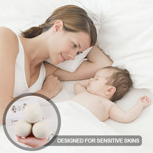 Load image into Gallery viewer, 1pc 5/7cm Reusable Wool Dryer Balls Fleece Dry Ball Natural Fabric Softener Reduce Wrinkles Laundry Washing Machine Accessories
