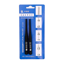 Load image into Gallery viewer, Comic Animation Sketching Art Pen Holder with Nib Set Cartoon Drawing Dipping Pen Round Nib Line Drawing Pen
