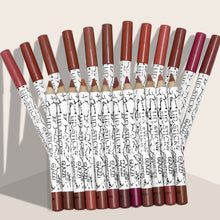 Load image into Gallery viewer, 12 Colors Waterproof Lip Liner Pencil Set Matte Lipliner Pencil Lipstick Set Long Lasting Lipstick Liner Lip Tint Pen Makeup Cosmetic
