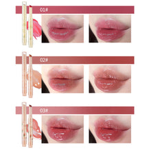Load image into Gallery viewer, Creative First Kiss Love Stick Lipstick Pen Mirror Watershine Lip Glaze Cosmetics Water Moisturizing Lip Gloss Makeup Cosmetics
