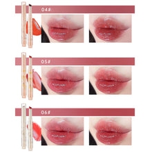 Load image into Gallery viewer, Creative First Kiss Love Stick Lipstick Pen Mirror Watershine Lip Glaze Cosmetics Water Moisturizing Lip Gloss Makeup Cosmetics
