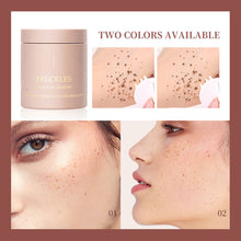Load image into Gallery viewer, Face Fake Freckles Air Cushion Waterproof Long Lasting Liquid Powder Quick Dry Natural Face Freckles Stamp Makeup with Brush
