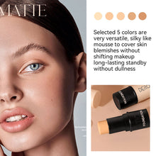 Load image into Gallery viewer, Lightweight Matte Muli-purpose Foundation Stick Waterproof Long-lasting Blemishes Portable Travel Silky Silty Makeup Foundation Stick
