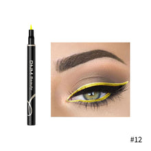 Load image into Gallery viewer, Brown Lying Silkworm Ultra-fine Liquid Eyeliner Pen Waterproof Beauty Smooth Fast-drying Novice Eyeliner Women Makeup Cosmetic
