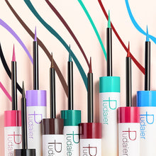 Load image into Gallery viewer, Waterproof Color Liquid Eyeliner Pen Smooth Fluent Colorful Liquid Matte Sweat-proof Eye Liner Pencil Versatile Eye Makeup Cosmetic

