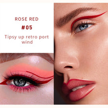 Load image into Gallery viewer, Waterproof Color Liquid Eyeliner Pen Smooth Fluent Colorful Liquid Matte Sweat-proof Eye Liner Pencil Versatile Eye Makeup Cosmetic
