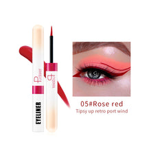 Load image into Gallery viewer, Waterproof Color Liquid Eyeliner Pen Smooth Fluent Colorful Liquid Matte Sweat-proof Eye Liner Pencil Versatile Eye Makeup Cosmetic

