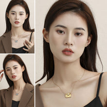 Load image into Gallery viewer, Valentine's Day Gift Custom Couple Necklace Envelope Love Letter Necklace Alloy Lettering Women Pendant Creative Design Gift
