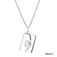 Load image into Gallery viewer, Heart Envelope Love Letter Necklace Valentine's Day Gift Couple Necklace Alloy Lettering Women Pendant Creative Gift Accessories
