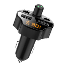 Load image into Gallery viewer, Car Bluetooth FM Transmitter MP3 Music U Disk Player Multifunction Handsfree Audio Receiver Dual USB Charger Car Kit Accessories

