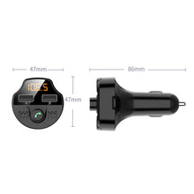 Load image into Gallery viewer, Car Bluetooth FM Transmitter MP3 Music U Disk Player Multifunction Handsfree Audio Receiver Dual USB Charger Car Kit Accessories
