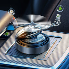 Load image into Gallery viewer, Car Air Freshener Solar Power Plane Fragrance Diffuser Ornament Dashboard Helicopter Style Perfume Decoration
