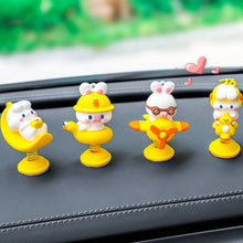 Load image into Gallery viewer, Cute Car Interior Decoration Spring Shaking Shaking Doll Rabbit Auto Dashboard Ornaments Accessories
