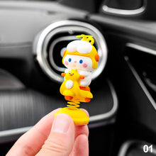 Load image into Gallery viewer, Cute Car Interior Decoration Spring Shaking Shaking Doll Rabbit Auto Dashboard Ornaments Accessories
