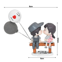 Load image into Gallery viewer, 2Pcs/Set Cute Cartoon Couple with Bench Car Dashboard Doll Balloon Ornament Decoration Auto Interior Accessories for Gift
