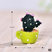 Load image into Gallery viewer, Car Cactus Potted Rabbit Ornaments Auto Center Console Accessories Desktop Dolls Small Cake Baking Resin Decorations Toys
