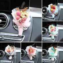 Load image into Gallery viewer, Car Air Outlet Perfume Decoration Immortal Dried Bouquet Small Fresh Air Conditioning Mouth Gypsophila paniculata Fragrance Clip
