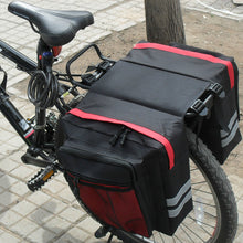 Load image into Gallery viewer, 2 In 1 Cycling Double Side Rear Rack Bike Bag Mountain Road Bicycle Tail Seat Pannier Pack Luggage Carrier Bike Bag
