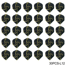 Load image into Gallery viewer, 30PCS PET Darts Flights Dart Feather Outdoor Wing Tail Mixed Pattern
