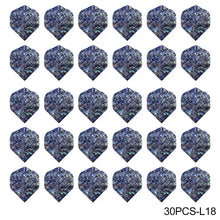 Load image into Gallery viewer, 30PCS PET Darts Flights Dart Feather Outdoor Wing Tail Mixed Pattern
