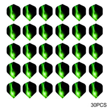Load image into Gallery viewer, 30PCS PET Darts Flights Dart Feather Outdoor Wing Tail Mixed Pattern
