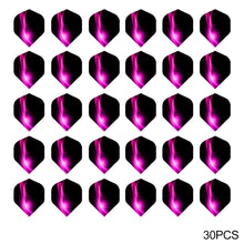 Load image into Gallery viewer, 30PCS PET Darts Flights Dart Feather Outdoor Wing Tail Mixed Pattern
