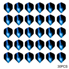Load image into Gallery viewer, 30PCS PET Darts Flights Dart Feather Outdoor Wing Tail Mixed Pattern
