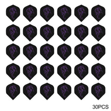 Load image into Gallery viewer, 30PCS PET Darts Flights Dart Feather Outdoor Wing Tail Mixed Pattern

